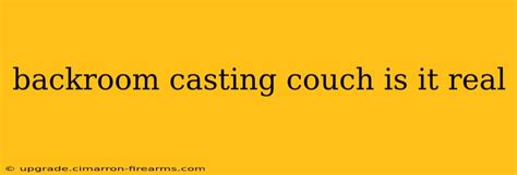 Real Casting Couch Videos 